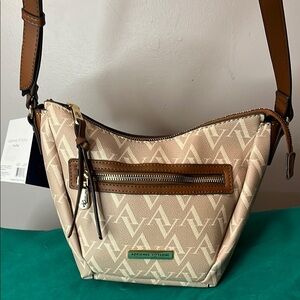 Adrienne Vittadini Tan NWT  Crossbody Bag